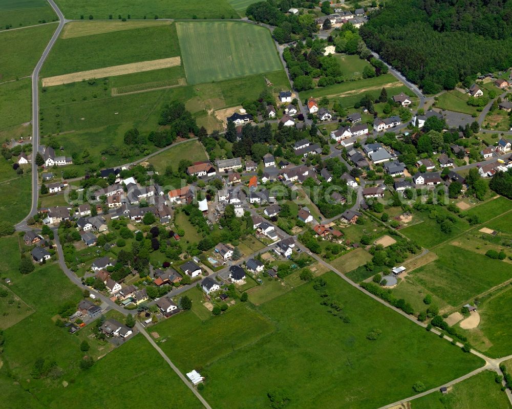 Wölmersen from above - View of Woelmersen in the state of Rhineland-Palatinate