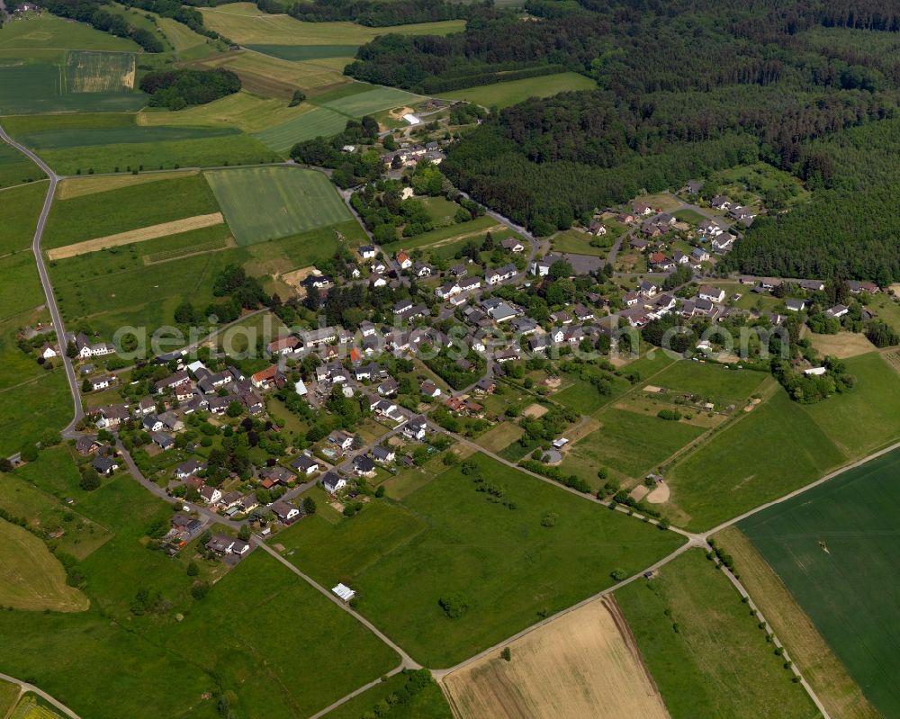 Aerial photograph Wölmersen - View of Woelmersen in the state of Rhineland-Palatinate