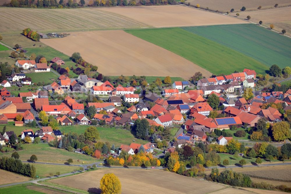 Aerial image Wolperode - View of the village Wolperode in the state Lower Saxony