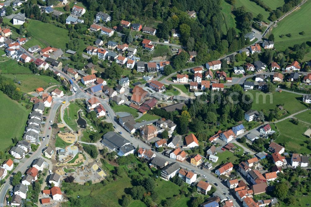 Aerial image Abtsteinach - Village core in Abtsteinach in the state Hesse