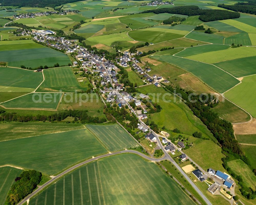 Aerial photograph Alterkülz - Village core in Alterkuelz in the state Rhineland-Palatinate