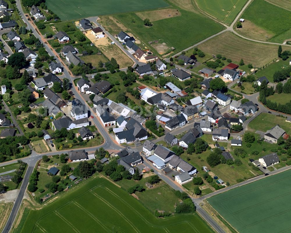 Aerial image Altweidelbach - Village core in Altweidelbach in the state Rhineland-Palatinate