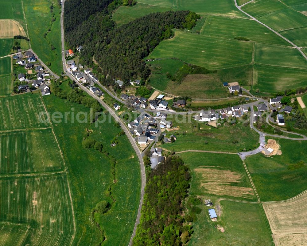 Baar, Niederbaar from above - Village core of in Baar, Niederbaar in the state Rhineland-Palatinate