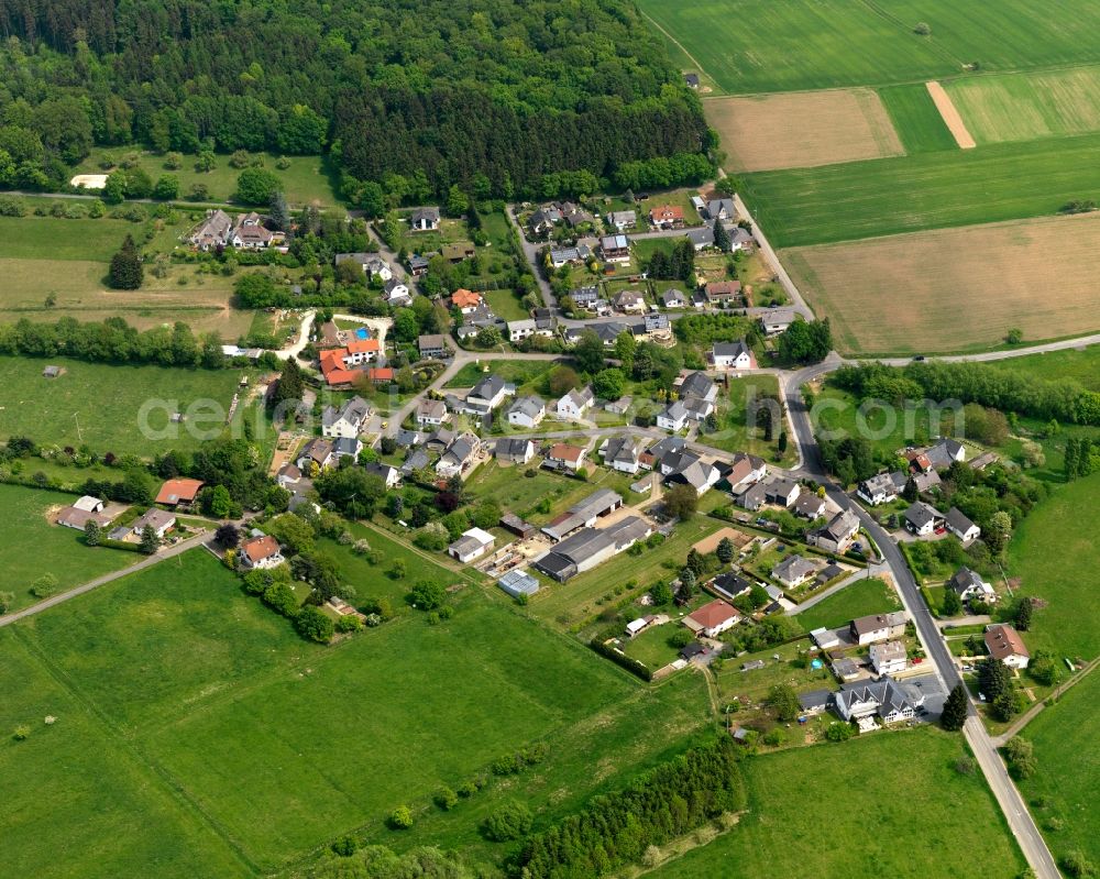 Aerial image Eisen, Meudt - Village core in Eisen, Meudt in the state Rhineland-Palatinate