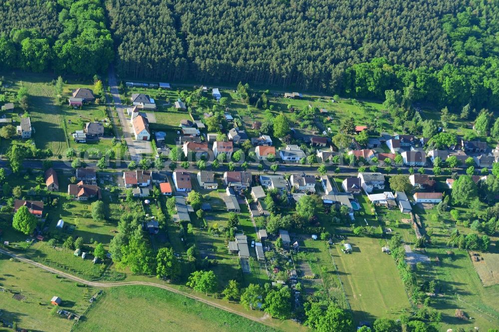 Aerial photograph Freienhagen, Liebenwalde - Village core in Freienhagen, Liebenwalde in the state Brandenburg