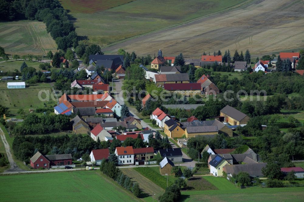 Aerial photograph Grabo - Village core in Grabo in the state Saxony-Anhalt