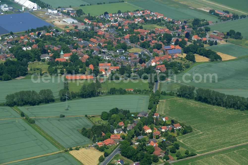 Aerial photograph Groß Munzel - Village core in Gross Munzel in the state Lower Saxony