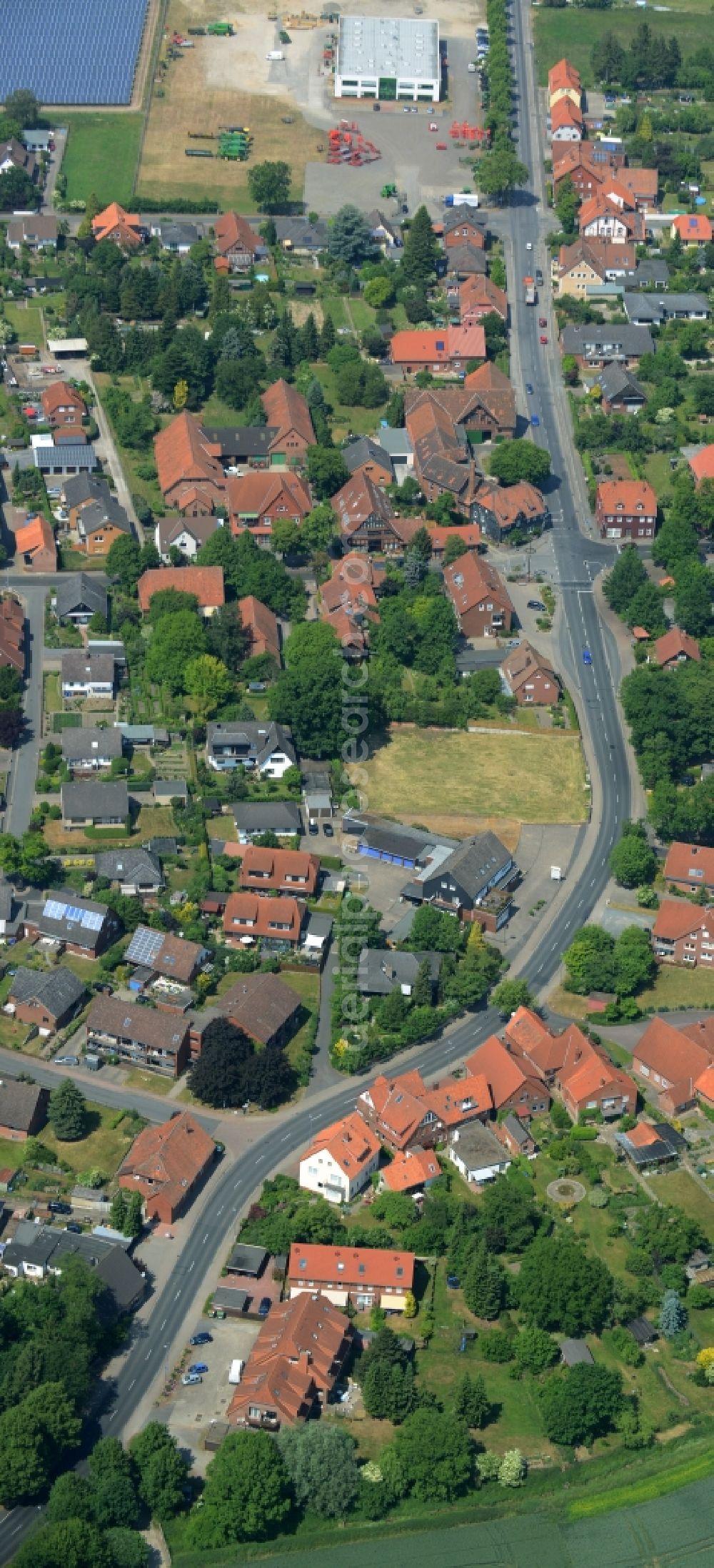 Aerial photograph Groß Munzel - Village core in Gross Munzel in the state Lower Saxony