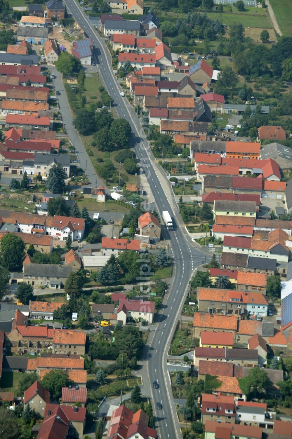 Aerial photograph Großenhain - Village core in Grossenhain in the state Saxony