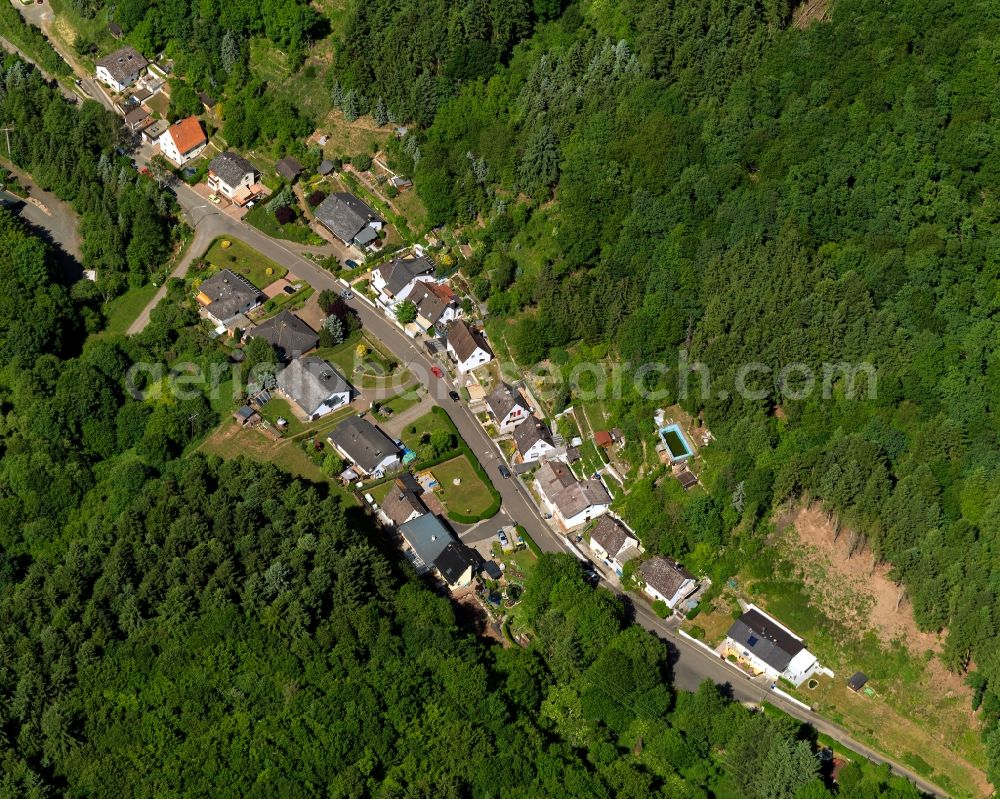 Aerial image Hochstätten - Village core of Hochstaetten in Rhineland-Palatinate