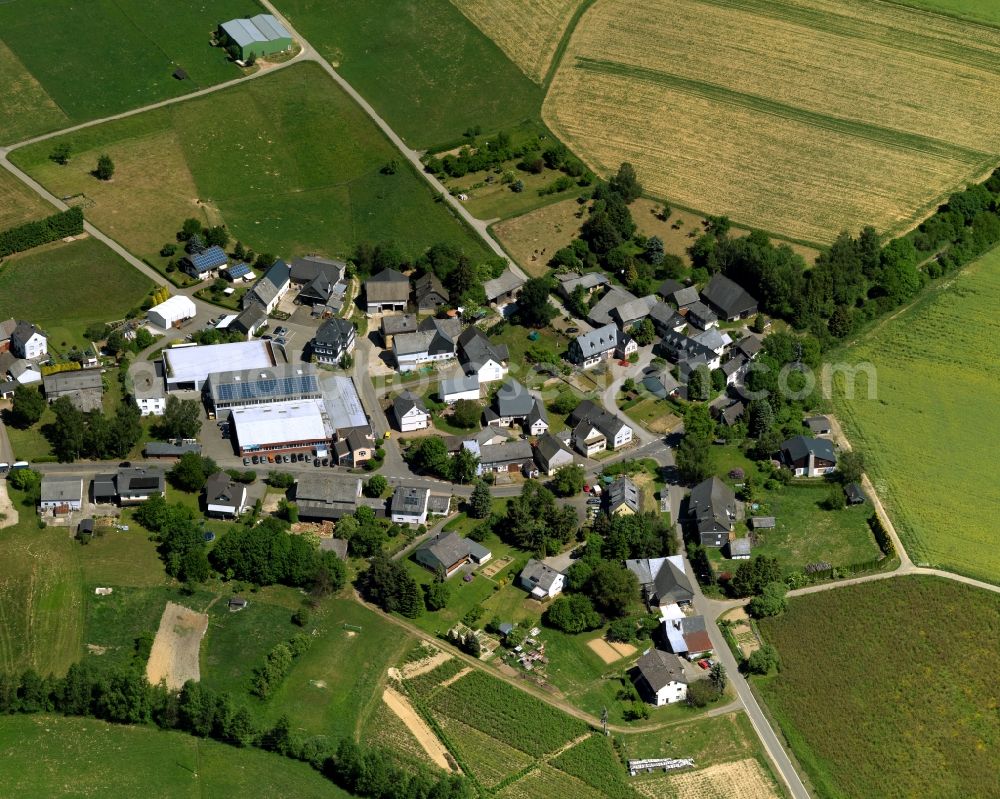 Aerial photograph Klosterkumbd - Village core in Klosterkumbd in the state Rhineland-Palatinate