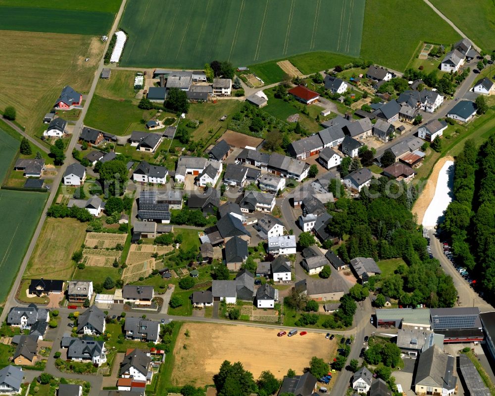 Klosterkumbd from the bird's eye view: Village core in Klosterkumbd in the state Rhineland-Palatinate