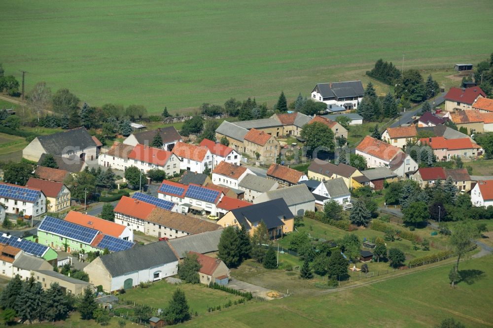 Aerial photograph Krauschütz - Village core in Krauschuetz in the state Saxony