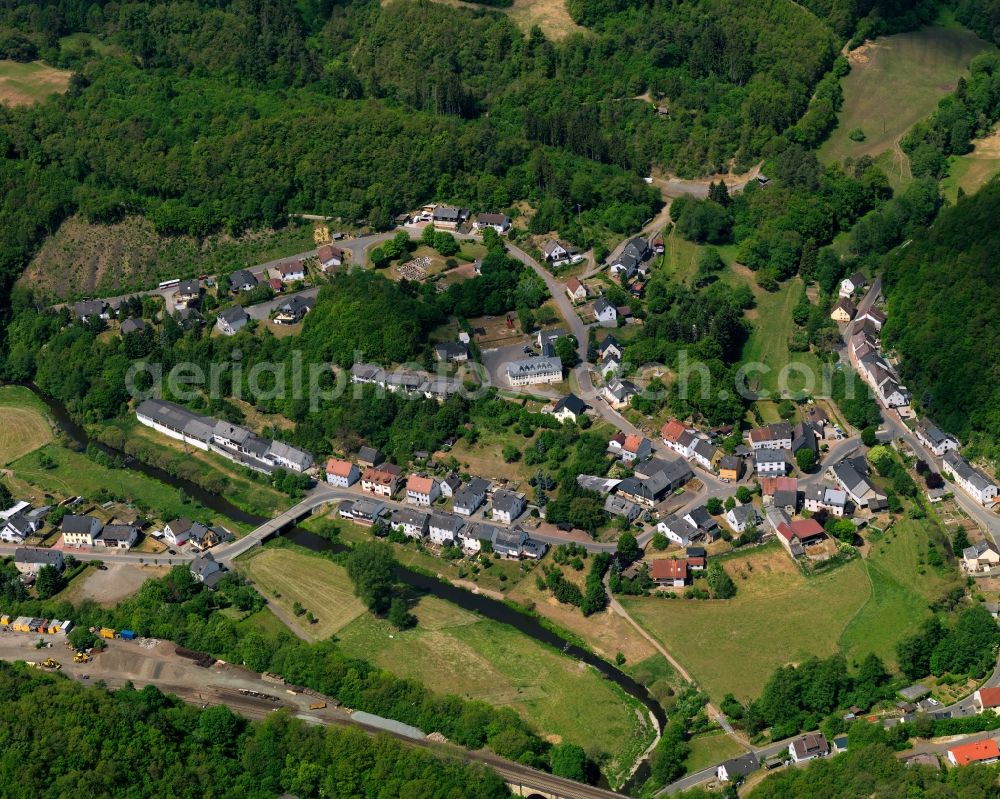 Aerial image Kronweiler - Village in Kronweiler in Rhineland-Palatinate