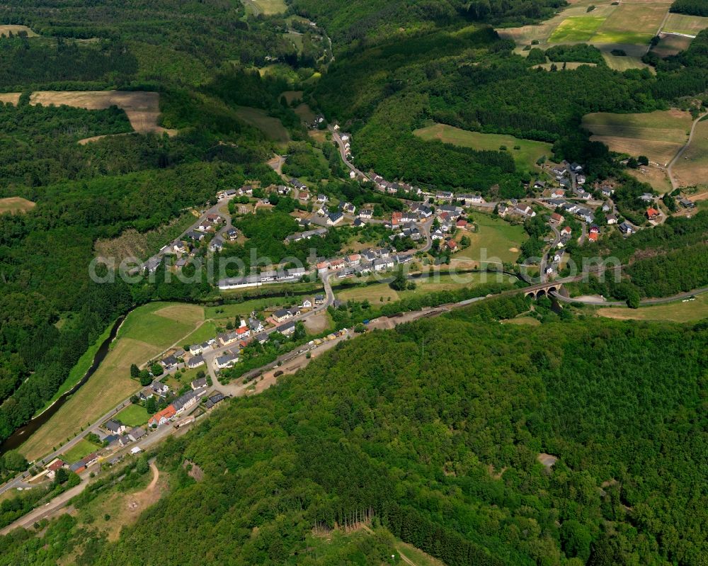 Kronweiler from the bird's eye view: Village in Kronweiler in Rhineland-Palatinate