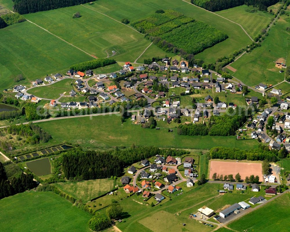 Aerial image Liebenscheid - Village core in Liebenscheid in the state Rhineland-Palatinate