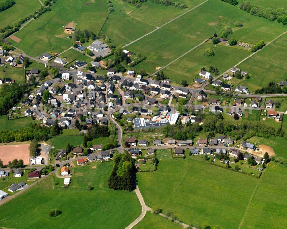 Liebenscheid from the bird's eye view: Village core in Liebenscheid in the state Rhineland-Palatinate