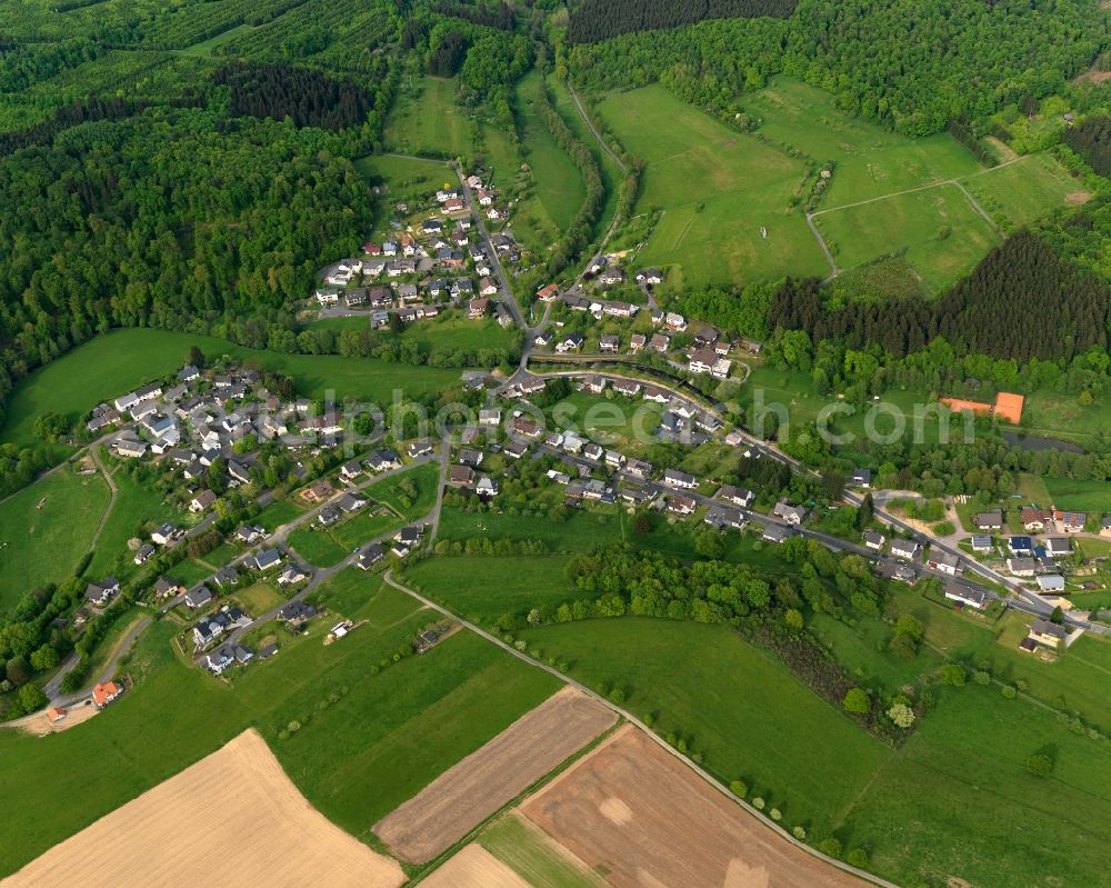 Aerial photograph Limbach - Village core in Limbach in the state Rhineland-Palatinate