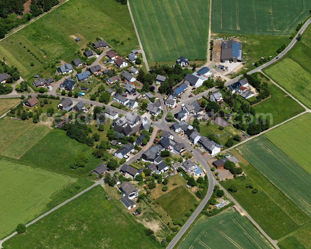 Aerial image Maisborn - Village core in Maisborn in the state Rhineland-Palatinate