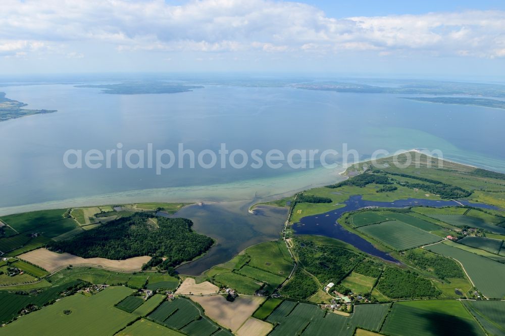 Aerial photograph Friedrichskoog - Village on marine coastal area of North Sea in Friedrichskoog in the state Schleswig-Holstein