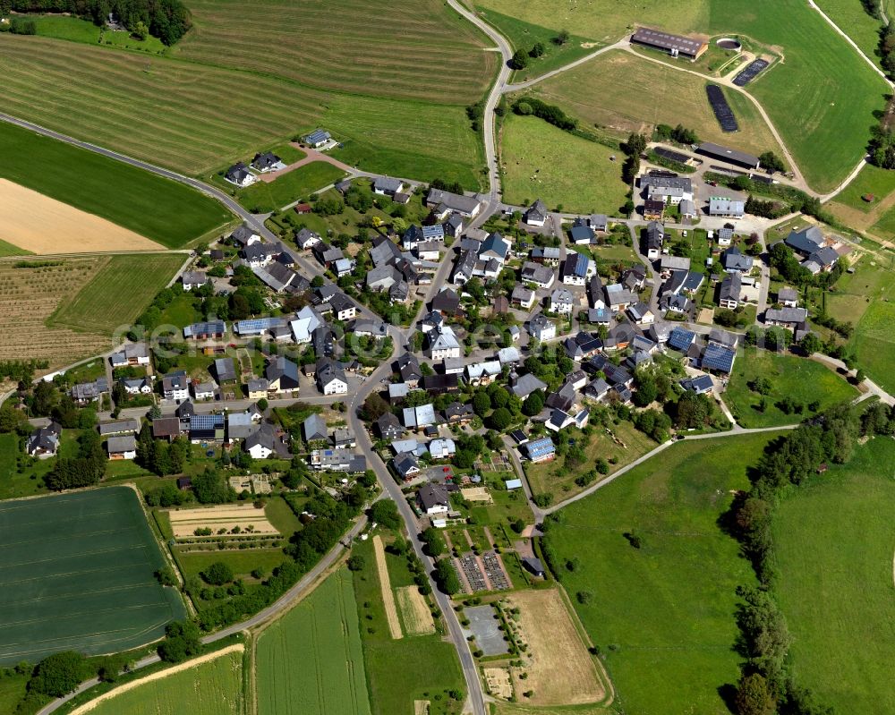 Aerial photograph Ober Kostenz - Village core in Ober Kostenz in the state Rhineland-Palatinate