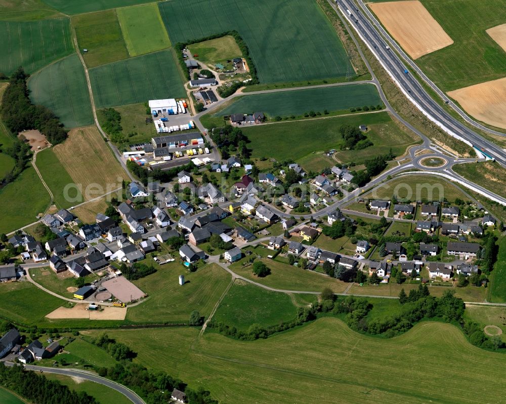 Aerial image Ohlweiler - Village core in Ohlweiler in the state Rhineland-Palatinate