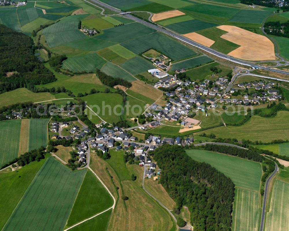 Aerial photograph Ohlweiler - Village core in Ohlweiler in the state Rhineland-Palatinate