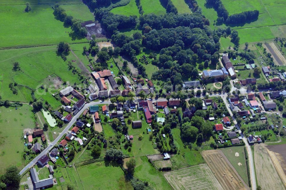 Groß-Ziethen from above - Village and town view of Gross-Ziethen in Brandenburg