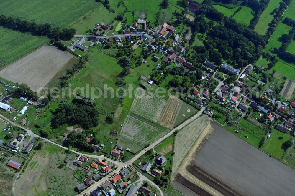 Aerial photograph Groß-Ziethen - Village and town view of Gross-Ziethen in Brandenburg