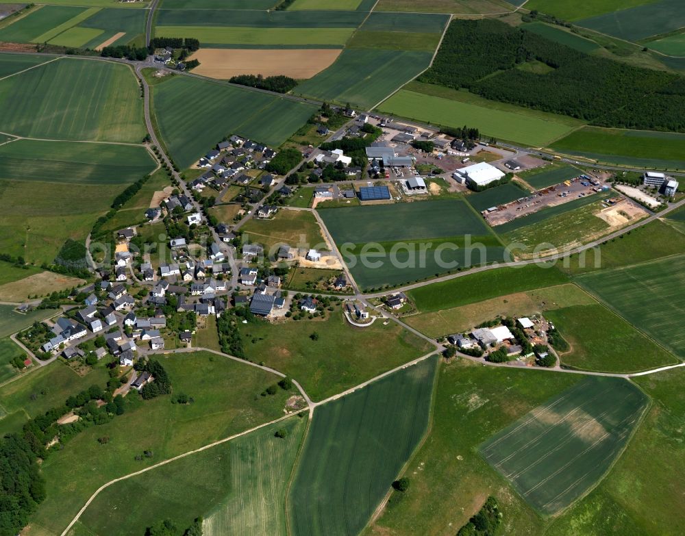 Aerial photograph Panzweiler - Village core in Panzweiler in the state Rhineland-Palatinate