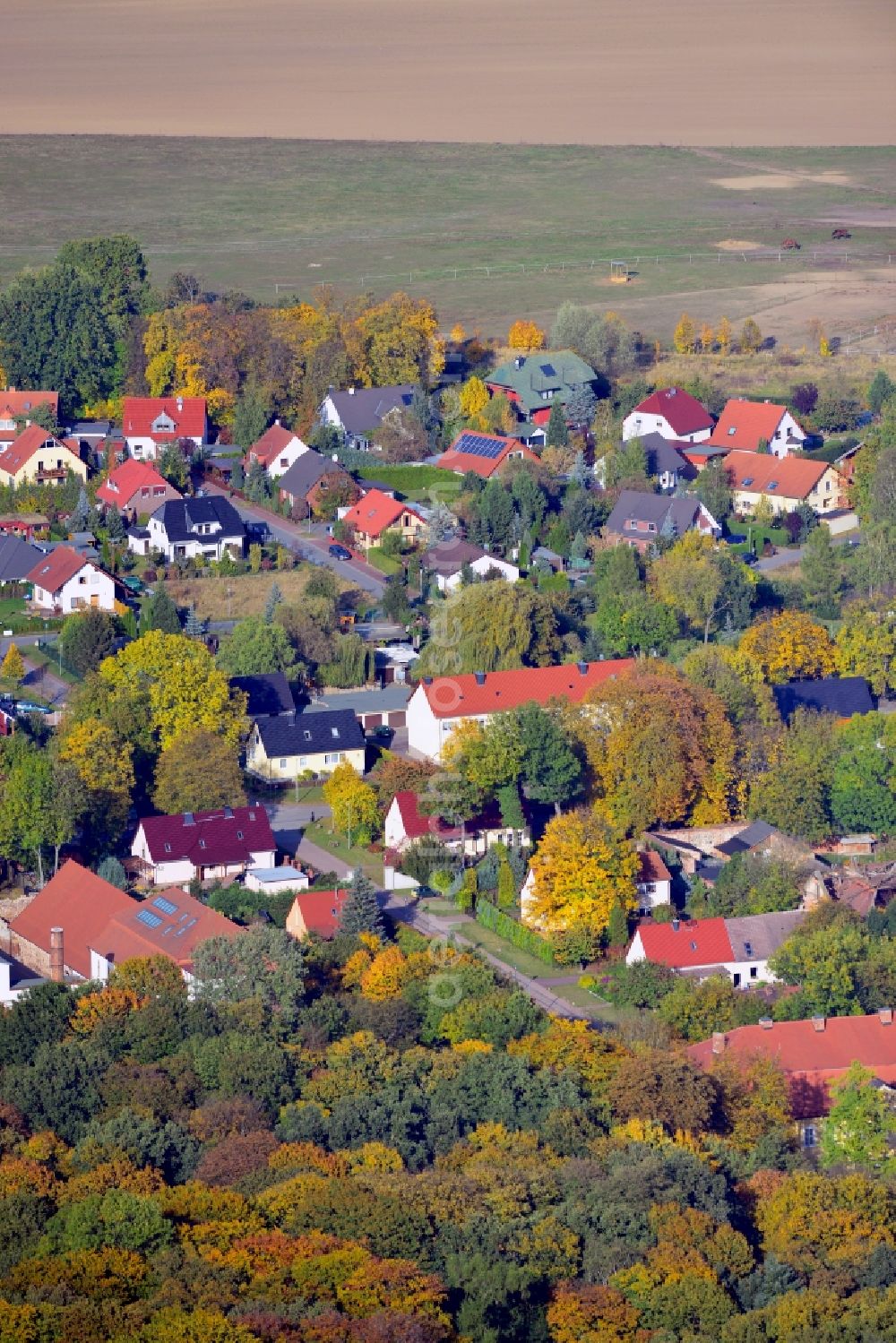 Aerial photograph Pietzpuhl - View of the village Pietzpuhl in Saxony-Anhalt