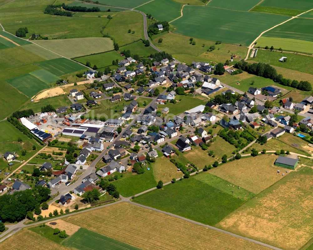 Aerial photograph Reich - Village core in Reich in the state Rhineland-Palatinate