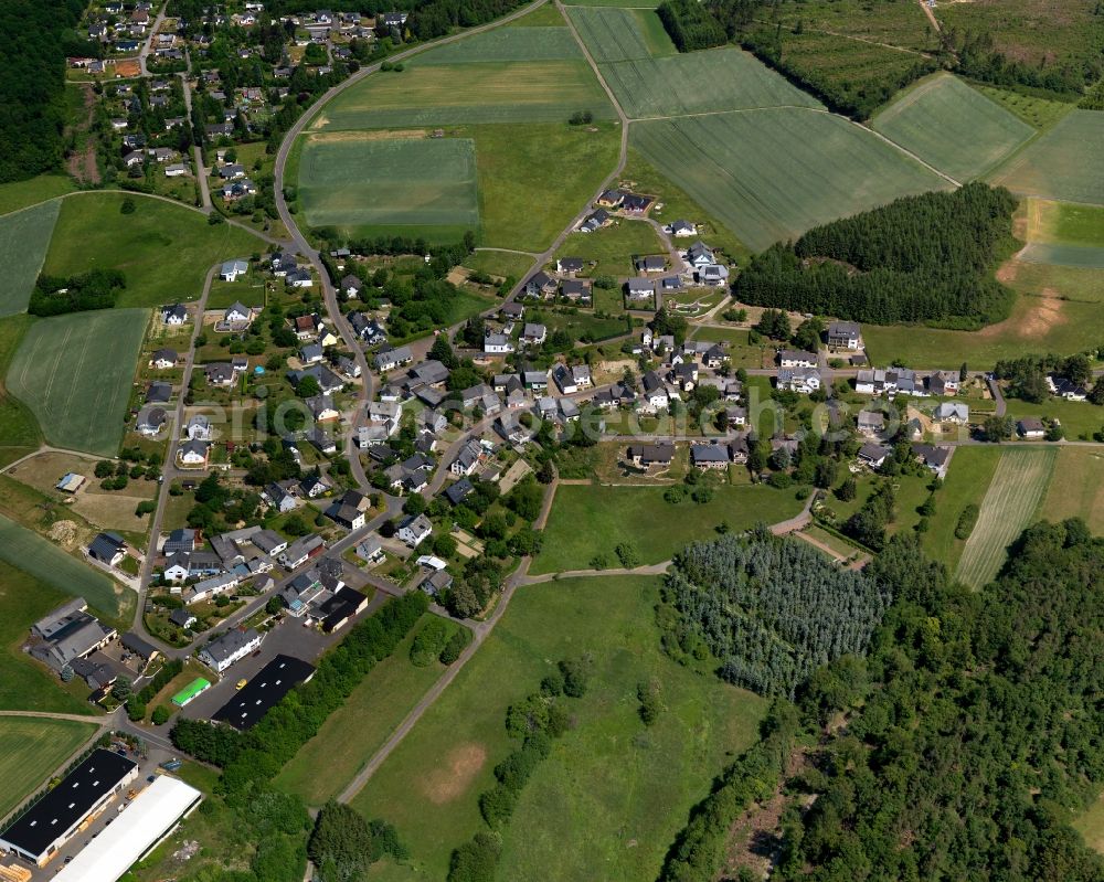 Aerial photograph Schauren - Village core in Schauren in the state Rhineland-Palatinate