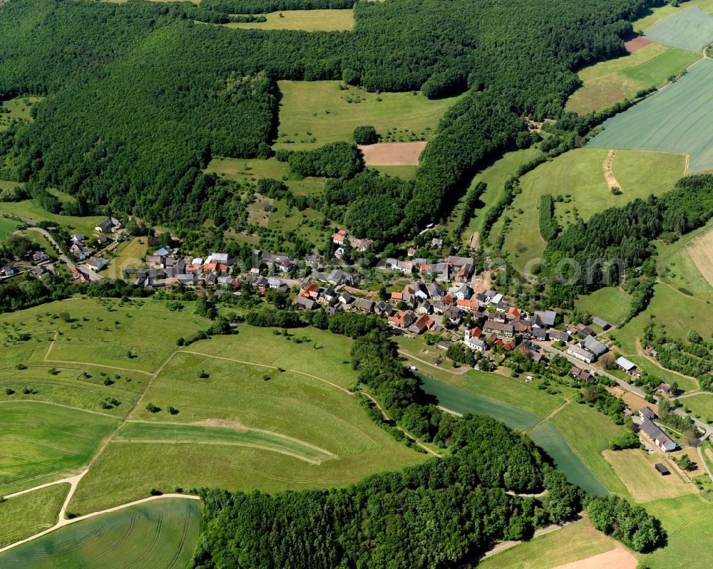 Aerial photograph Schweinschied - Village core of Schweinschied in Rhineland-Palatinate