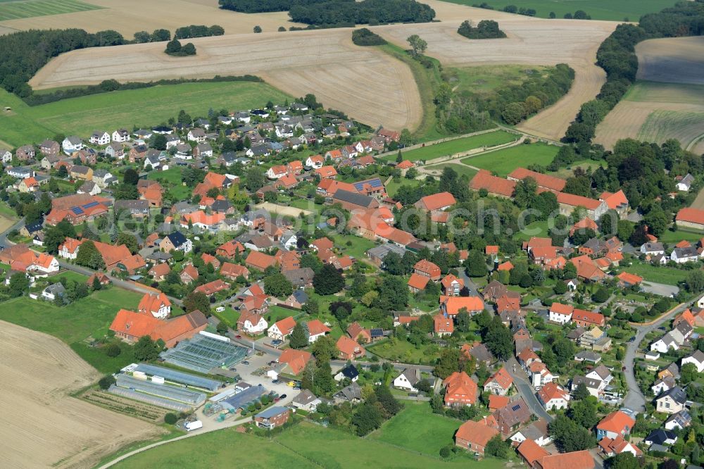 Aerial image Barsinghausen - Village core of Stemmen in the state Lower Saxony