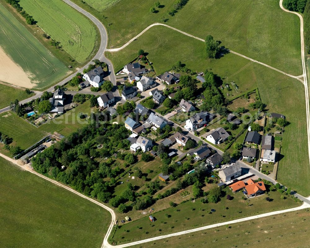 Aerial photograph Windhausen, Boppard - Village core in Windhausen, Boppard in the state Rhineland-Palatinate