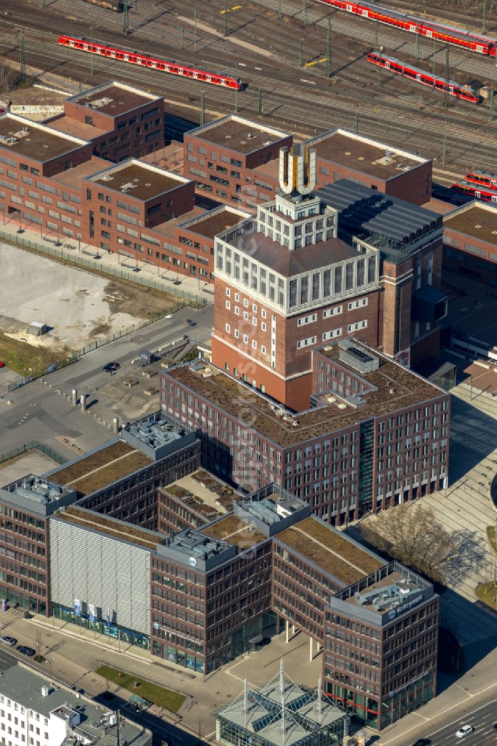 Dortmund from the bird's eye view: View of the Dortmunder U in Dortmund in the state North Rhine-Westphalia