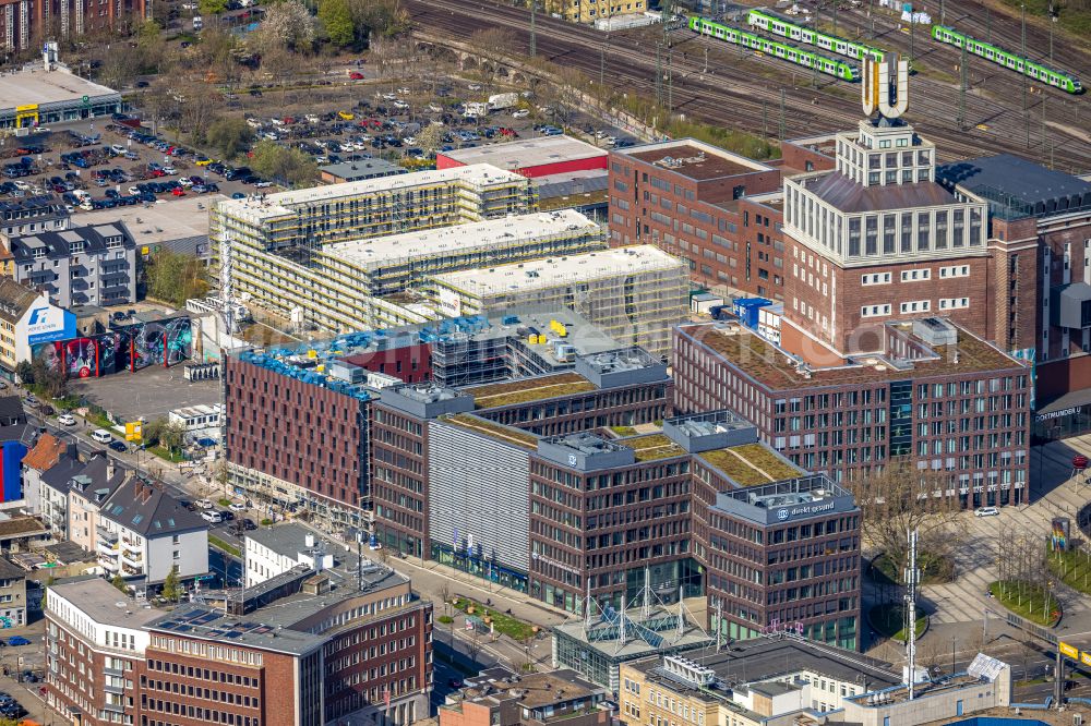 Dortmund from above - View of the Dortmunder U in Dortmund in the state North Rhine-Westphalia