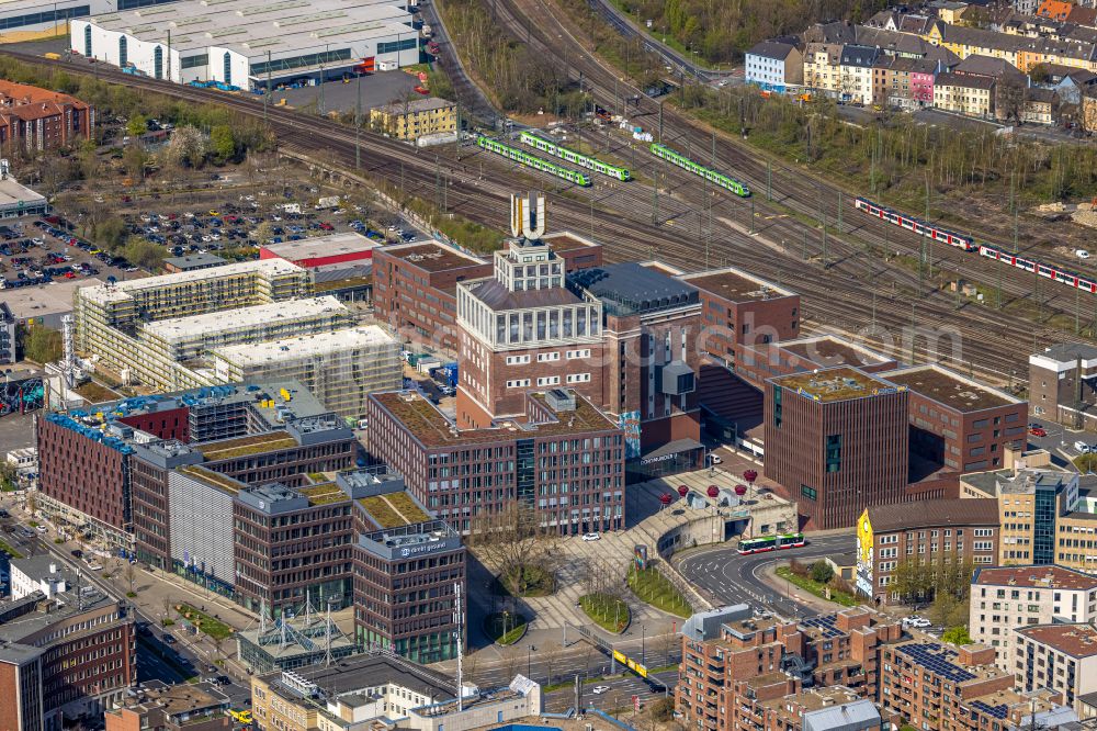 Dortmund from the bird's eye view: View of the Dortmunder U in Dortmund in the state North Rhine-Westphalia