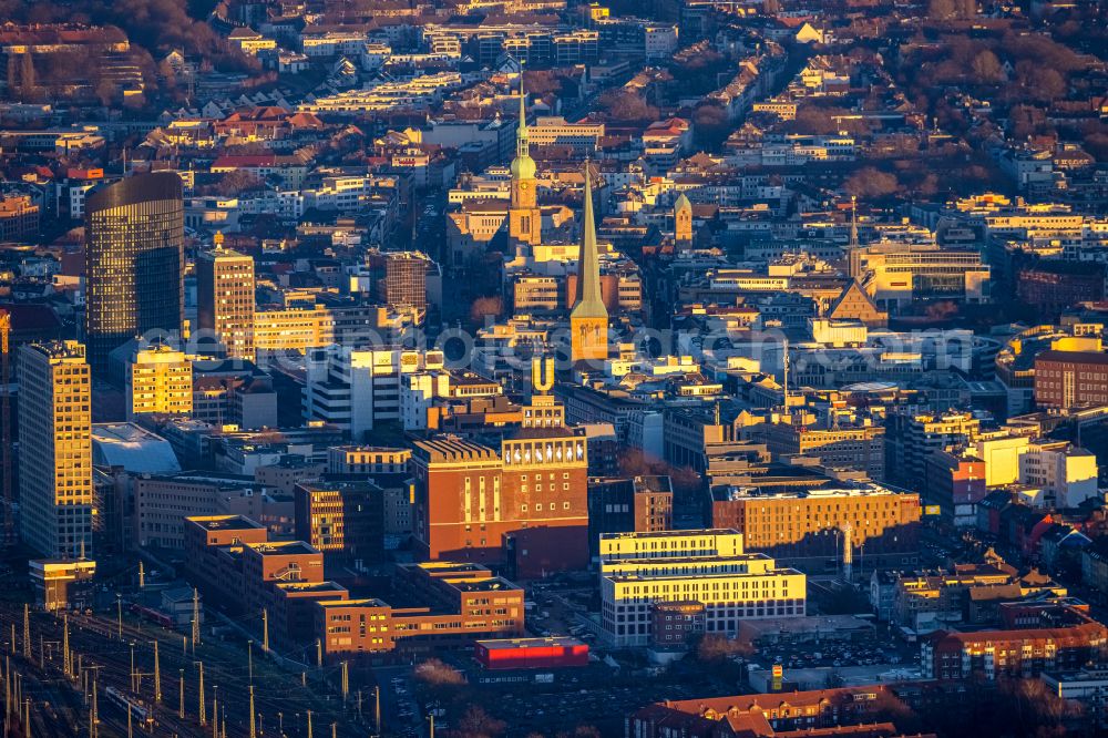 Dortmund from the bird's eye view: View of the Dortmunder U in Dortmund in the state North Rhine-Westphalia