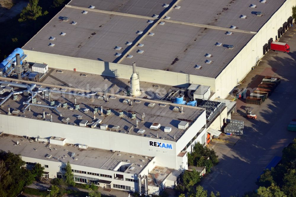 Berlin Lichterfelde from above - Building of the Rexam Beverage Can Berlin GmbH at Goerzallee in the district Lichterfelde in Berlin