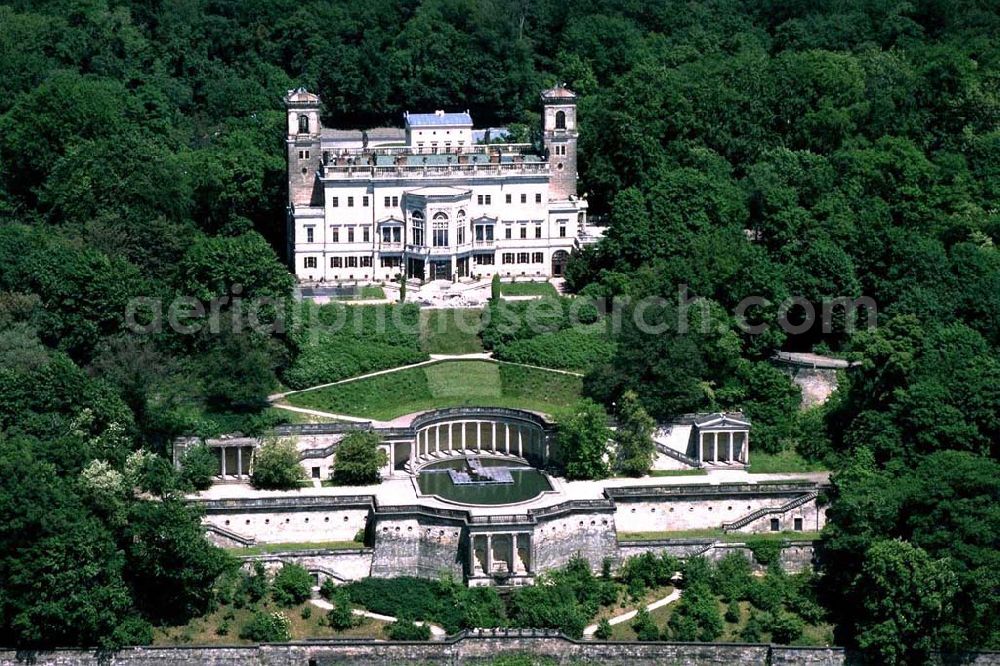 Aerial image Dresden - Dresden Elbufer / Schloß Albrechtsburg Tel.: 0351 8045655