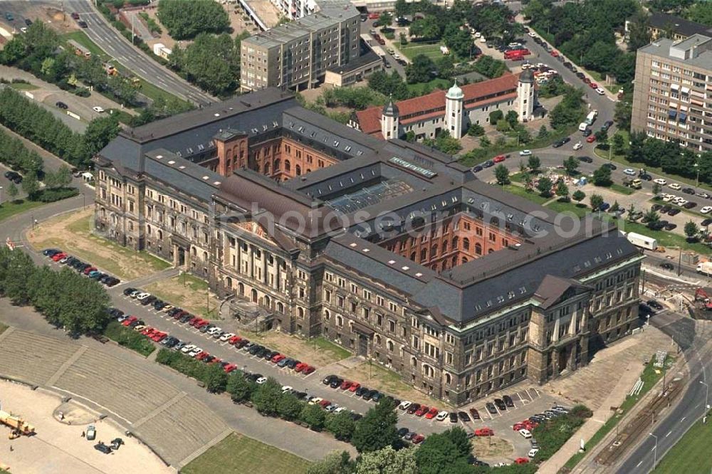 Dresden from above - Dresden / Ministerium für Finanzen des Landes Sachsen c/o Frau Dr. V. Kretsch