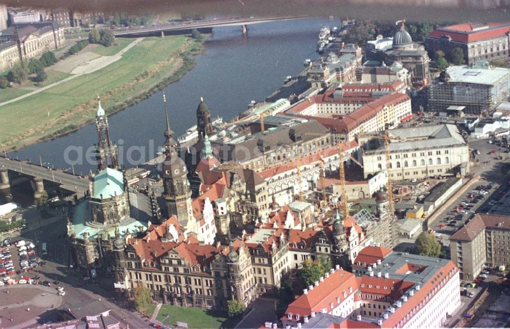 Aerial image Dresden - Dresdner Altstadt