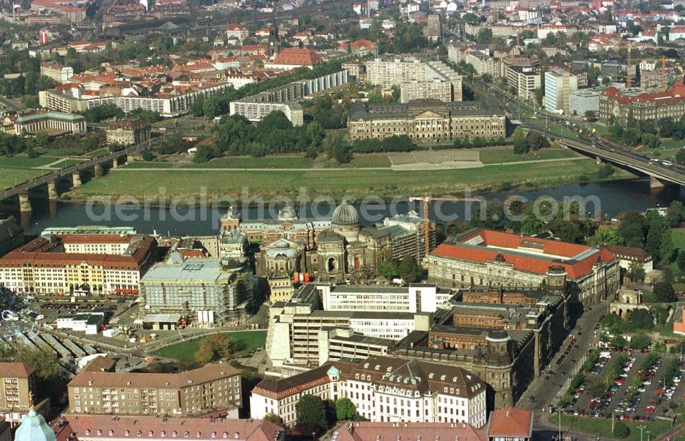 Dresden from above - Dresdner Altstadt