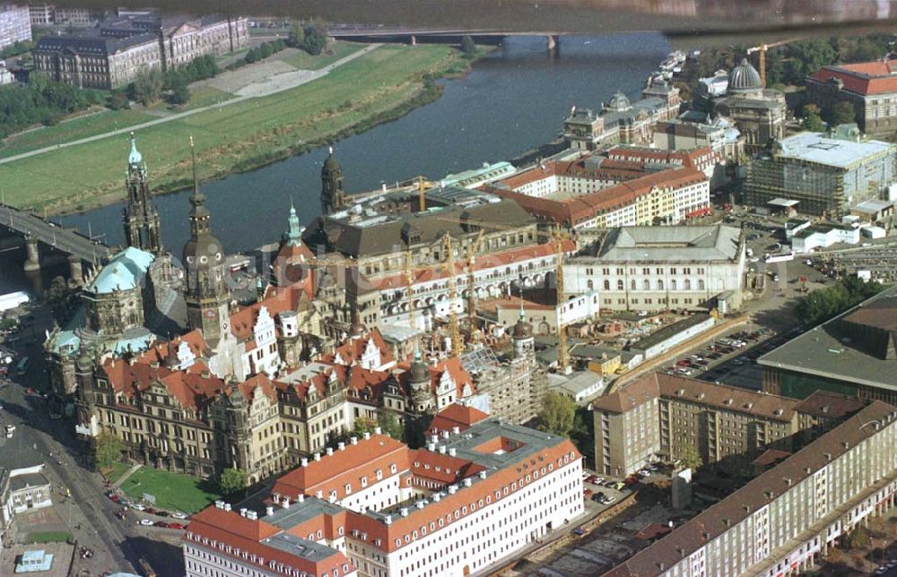 Aerial image Dresden - Dresdner Altstadt