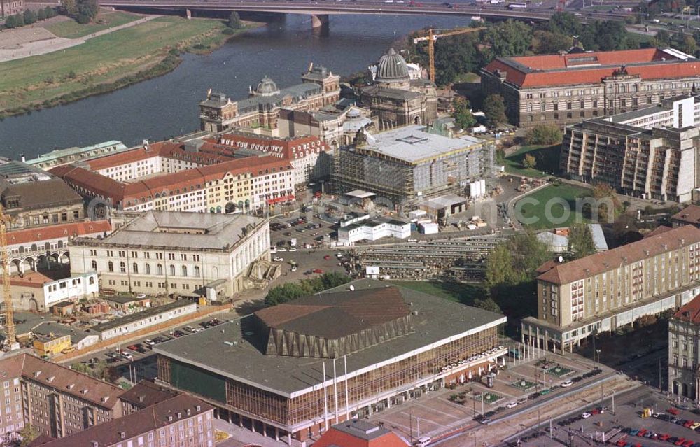 Aerial photograph Dresden - Dresdner Altstadt