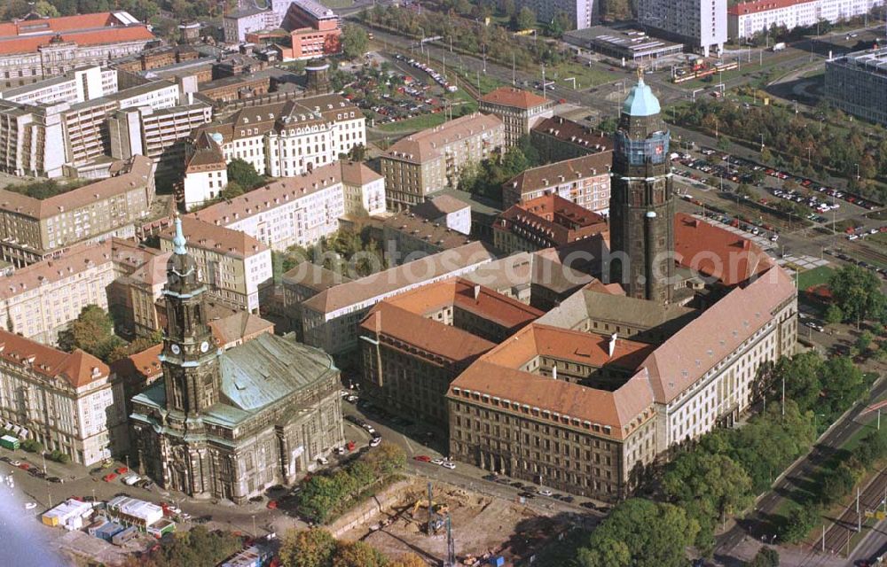 Dresden from above - Dresdner Altstadt