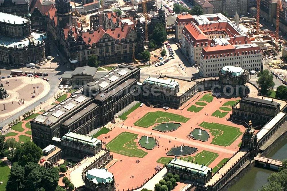 Dresden from the bird's eye view: Dresdner Zwinger