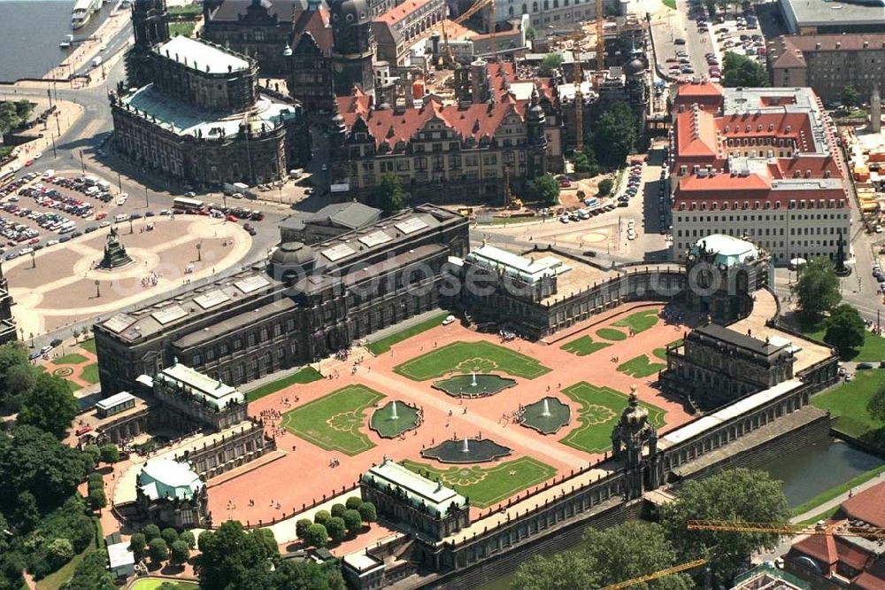 Dresden from the bird's eye view: Dresdner Zwinger